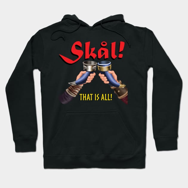 Skal Hoodie by Vikingnerds